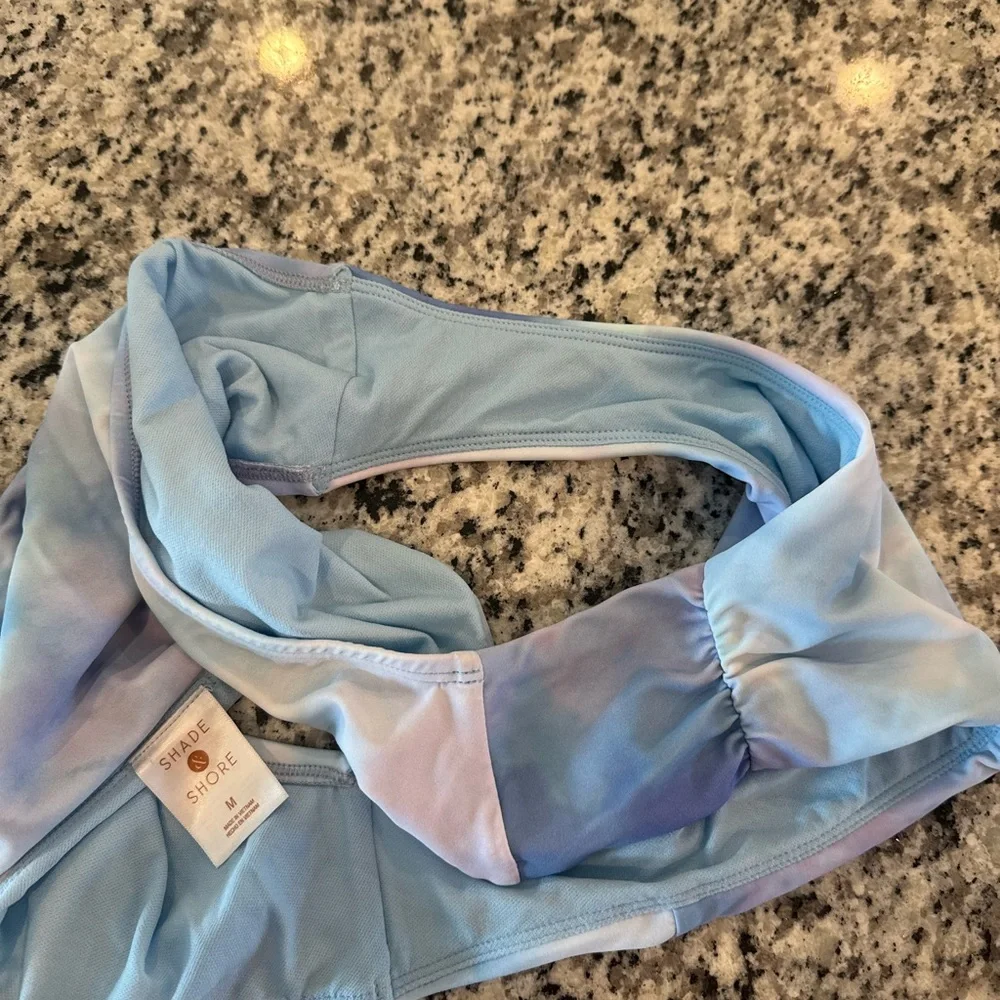 Shade & Shore - One Shoulder Tie-Dye Bikini‎ Set